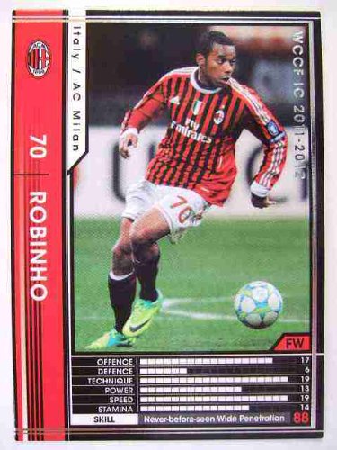 Amazon.co.jp: WCCF 11-12 Black and White Cards 176 Robinho : Toys